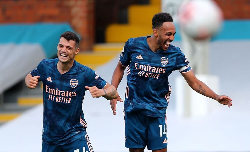 Aubameyang scored a stunning goal to confirm the Gunners' victory.